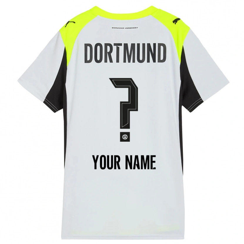 Danxen Dames Uw Naam #0 Fluorescerend Geel Uitshirt Uittenue 2025/26 T-Shirt