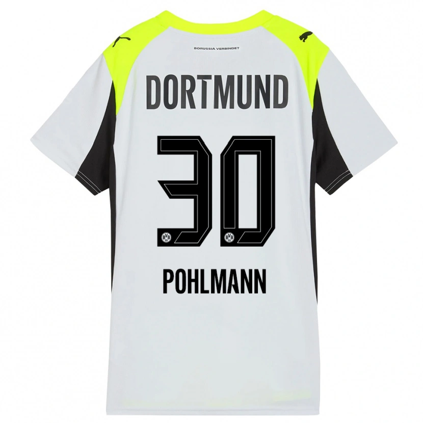 Danxen Dames Ole Pohlmann #30 Fluorescerend Geel Uitshirt Uittenue 2025/26 T-Shirt
