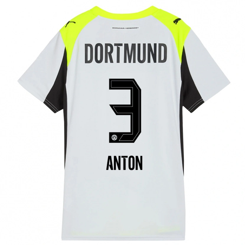 Danxen Dames Waldemar Anton #3 Fluorescerend Geel Uitshirt Uittenue 2025/26 T-Shirt