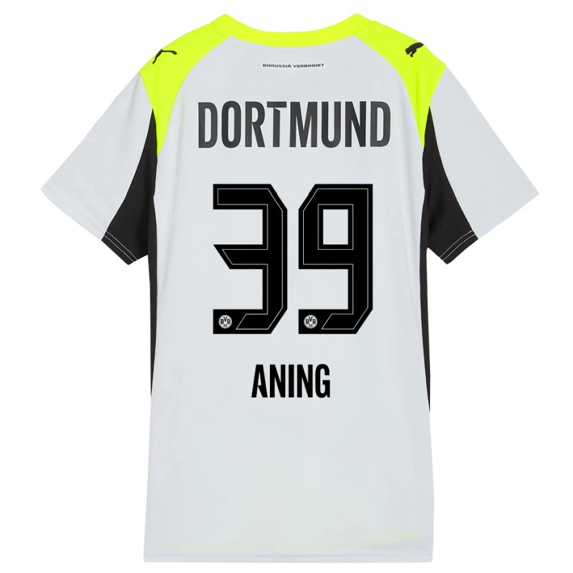 Danxen Dames Prince Aning #39 Fluorescerend Geel Uitshirt Uittenue 2025/26 T-Shirt