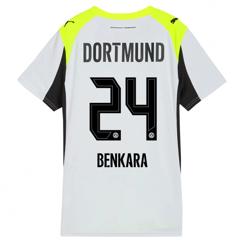 Danxen Dames Elias Benkara #24 Fluorescerend Geel Uitshirt Uittenue 2025/26 T-Shirt