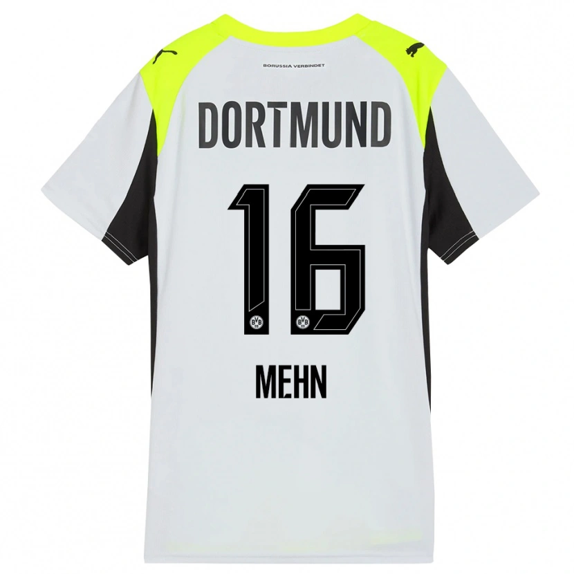 Danxen Dames Phil Josef Mehn #16 Fluorescerend Geel Uitshirt Uittenue 2025/26 T-Shirt