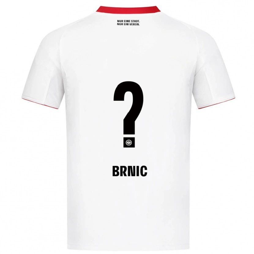 Danxen Dames Luka Brnic #0 Wit Rood Uitshirt Uittenue 2025/26 T-Shirt