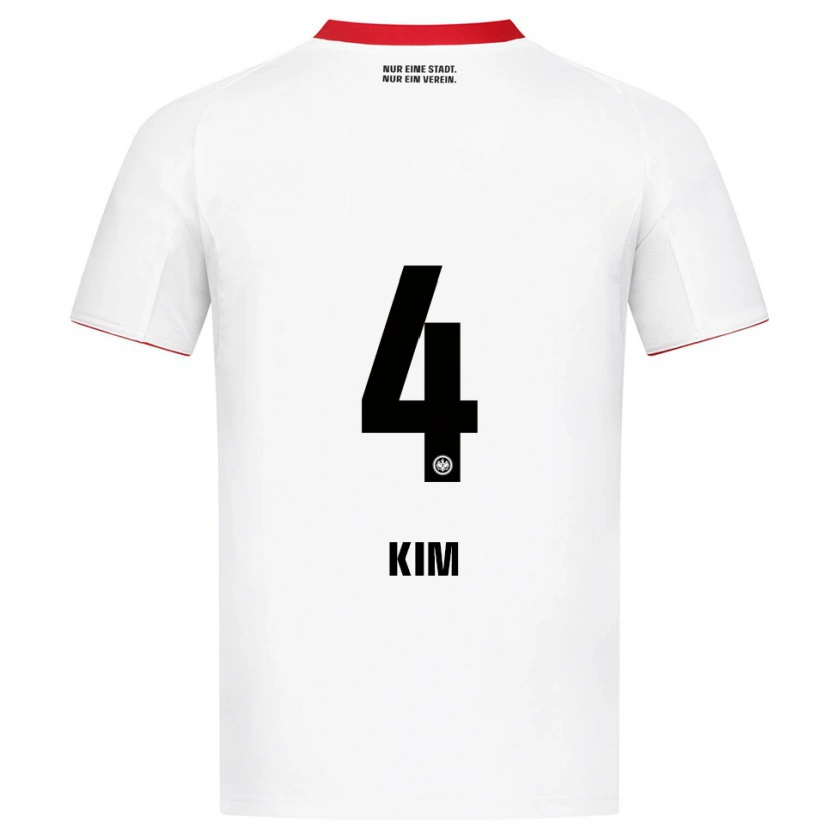 Danxen Dames Yoon-Do Kim #4 Wit Rood Uitshirt Uittenue 2025/26 T-Shirt