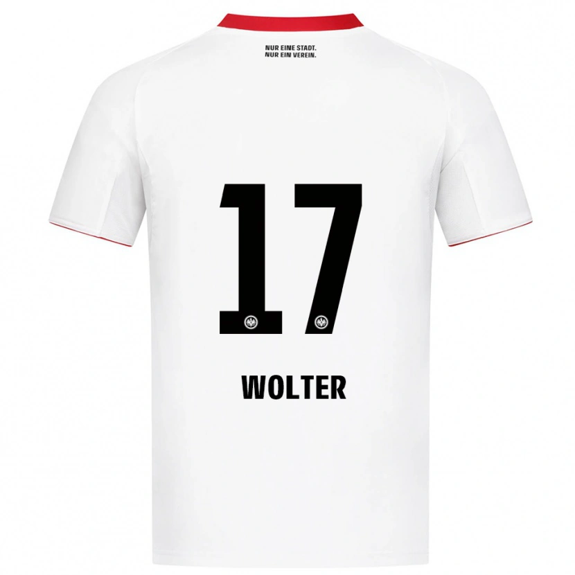 Danxen Dames Pia-Sophie Wolter #17 Wit Rood Uitshirt Uittenue 2025/26 T-Shirt