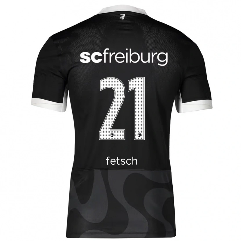Danxen Dames Mathias Fetsch #21 Zwart Wit Uitshirt Uittenue 2025/26 T-Shirt