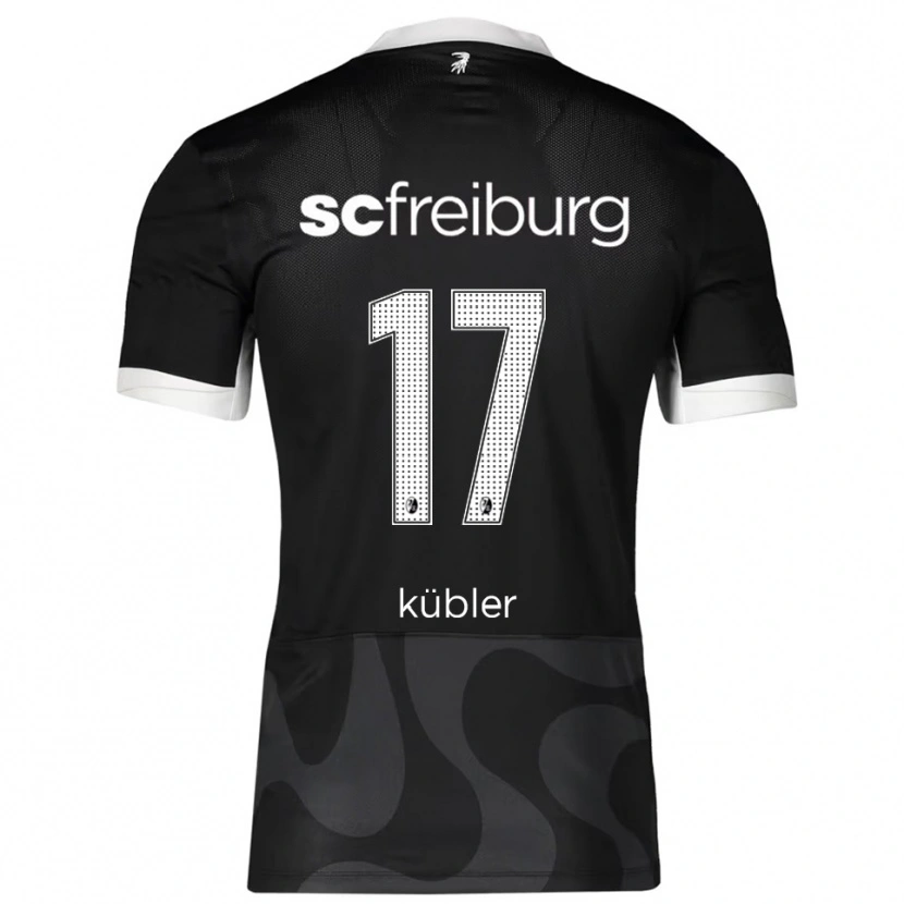 Danxen Dames Lukas Kübler #17 Zwart Wit Uitshirt Uittenue 2025/26 T-Shirt