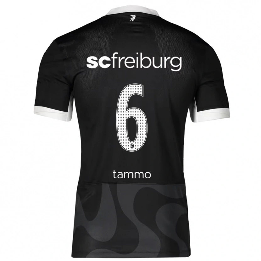 Danxen Dames Tammo Schiertz #6 Zwart Wit Uitshirt Uittenue 2025/26 T-Shirt