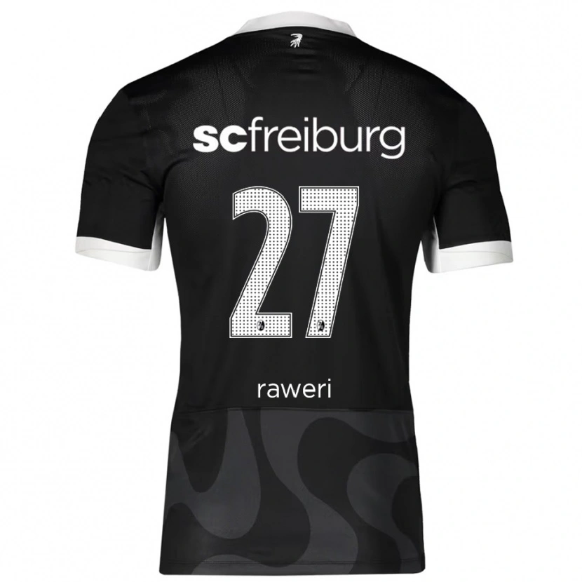 Danxen Dames Krish Raweri #27 Zwart Wit Uitshirt Uittenue 2025/26 T-Shirt