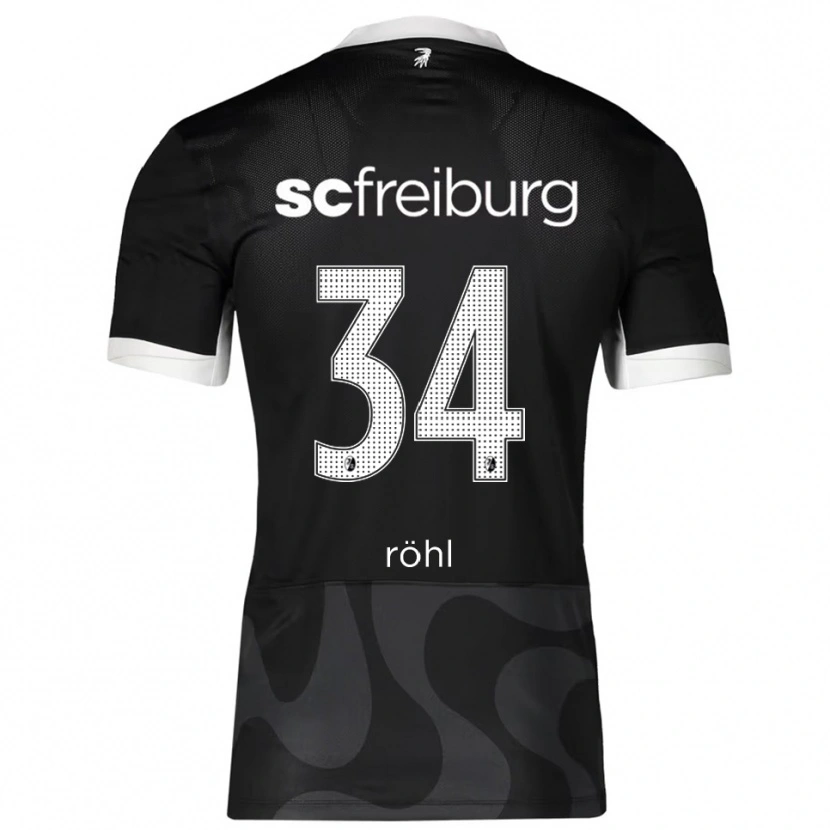 Danxen Dames Merlin Röhl #34 Zwart Wit Uitshirt Uittenue 2025/26 T-Shirt