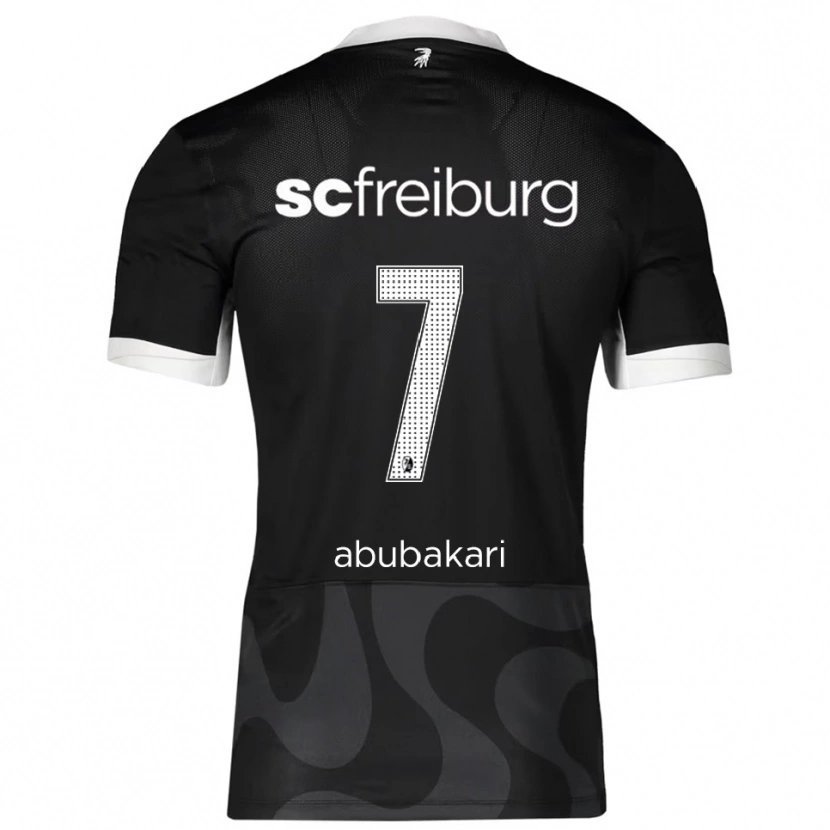 Danxen Dames Stefanos Abubakari #7 Zwart Wit Uitshirt Uittenue 2025/26 T-Shirt
