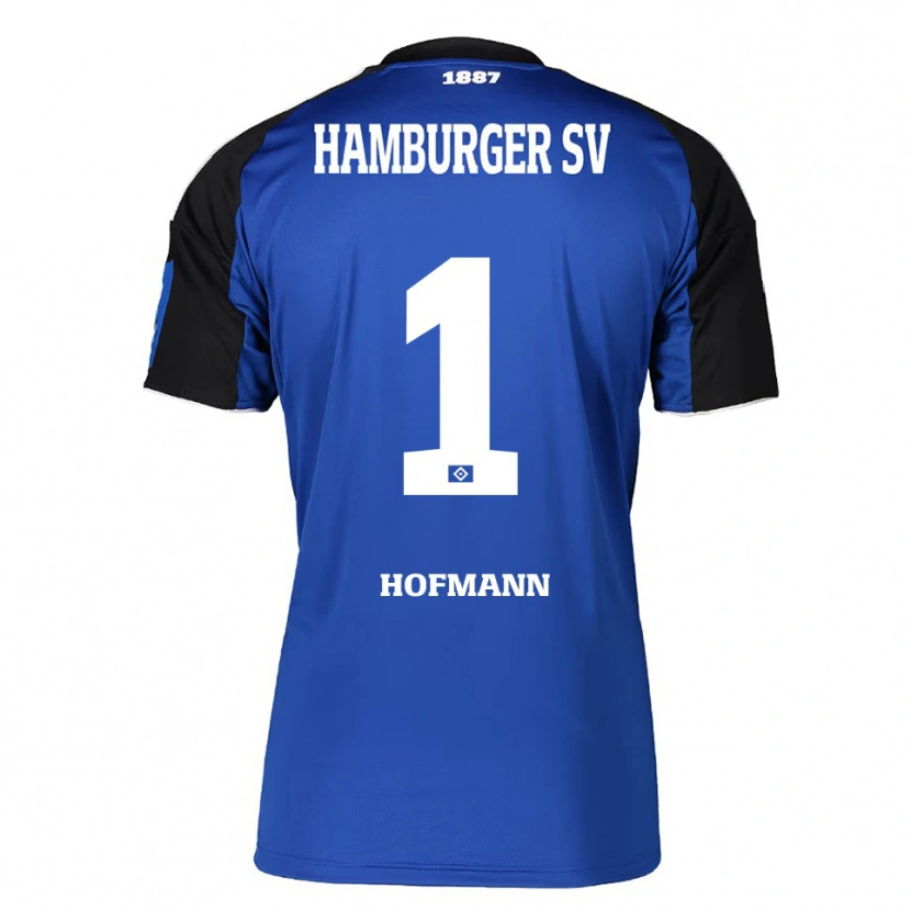 Danxen Dames Tobias Hofmann #1 Blauw Zwart Uitshirt Uittenue 2025/26 T-Shirt