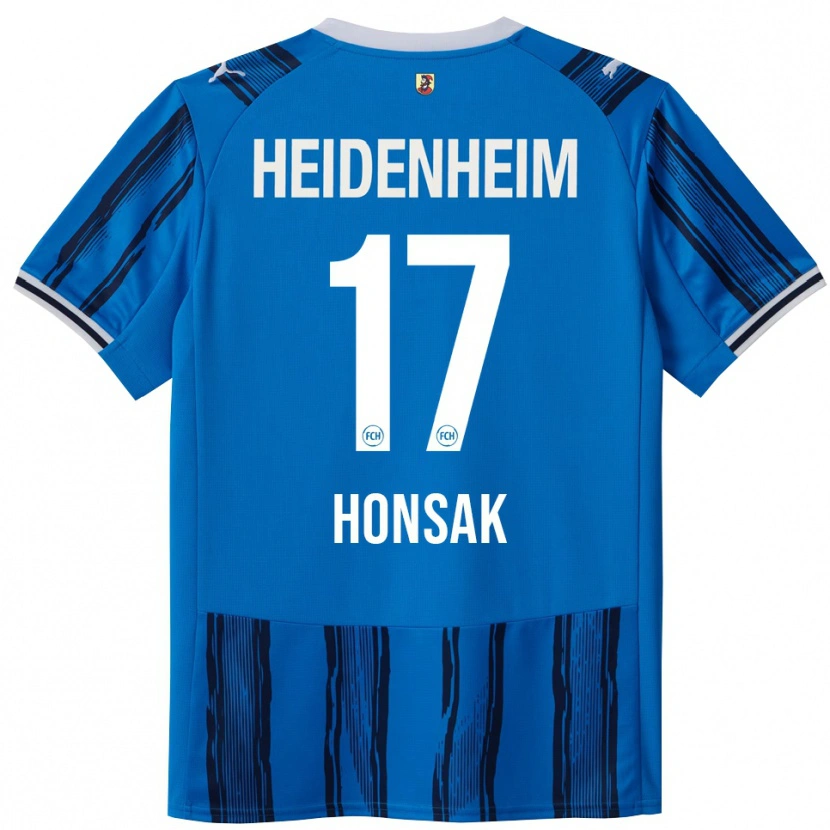 Danxen Dames Mathias Honsak #17 Blauw Marineblauw Uitshirt Uittenue 2025/26 T-Shirt