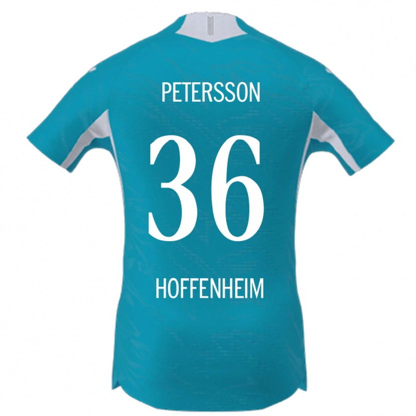 Danxen Dames Lúkas Petersson #36 Hemelsblauw Uitshirt Uittenue 2025/26 T-Shirt