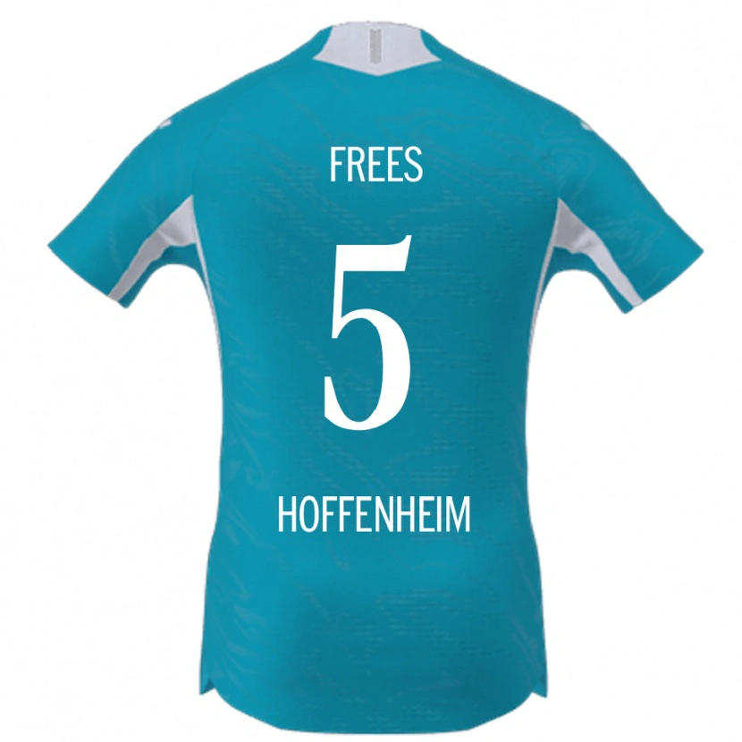 Danxen Dames Kelven Frees #5 Hemelsblauw Uitshirt Uittenue 2025/26 T-Shirt