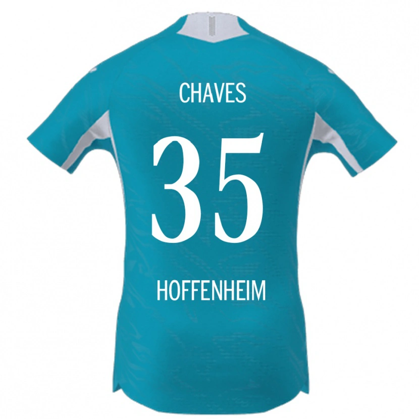 Danxen Dames Arthur Chaves #35 Hemelsblauw Uitshirt Uittenue 2025/26 T-Shirt