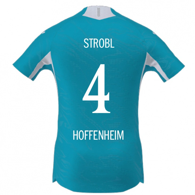 Danxen Dames Lars Strobl #4 Hemelsblauw Uitshirt Uittenue 2025/26 T-Shirt