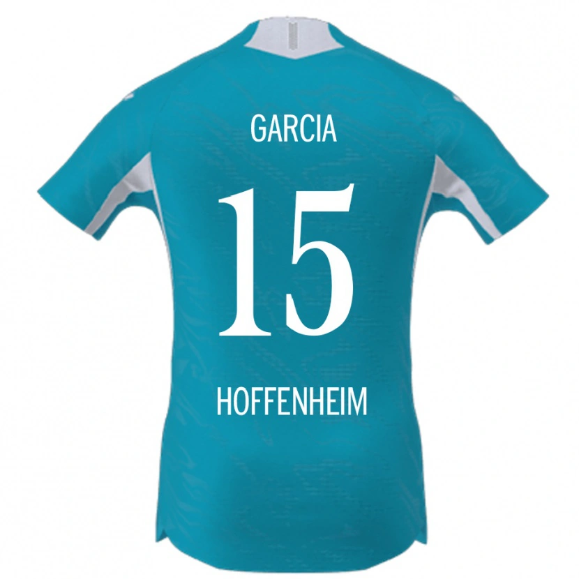 Danxen Dames Marta Cazalla Garcia #15 Hemelsblauw Uitshirt Uittenue 2025/26 T-Shirt