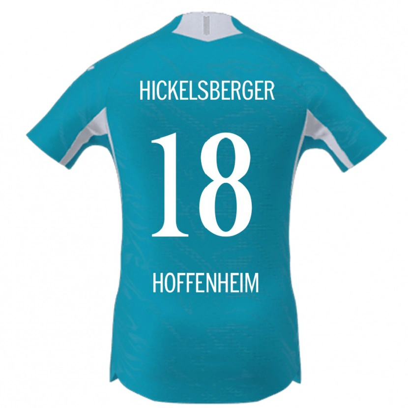 Danxen Dames Julia Hickelsberger #18 Hemelsblauw Uitshirt Uittenue 2025/26 T-Shirt