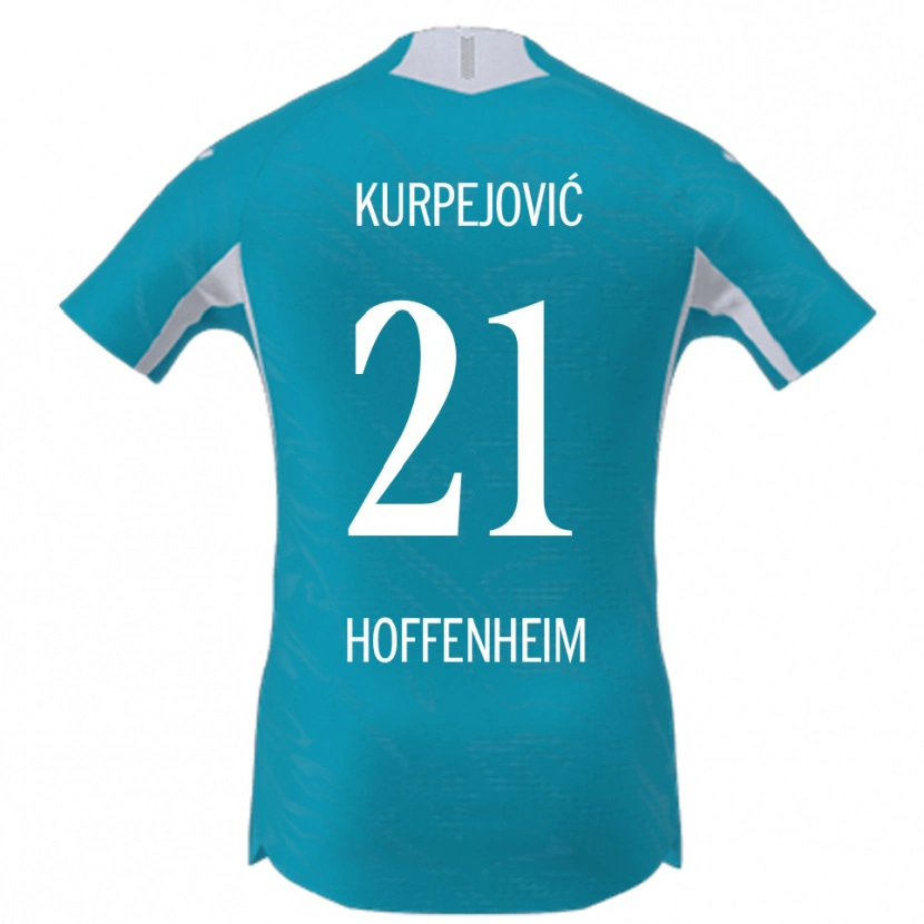 Danxen Dames Albin Kurpejović #21 Hemelsblauw Uitshirt Uittenue 2025/26 T-Shirt