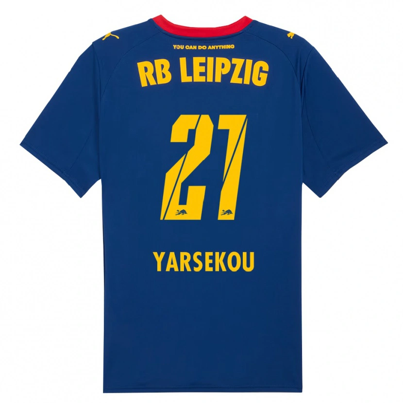 Danxen Dames Dilane Yarsekou #21 Marineblauw Rood Uitshirt Uittenue 2025/26 T-Shirt