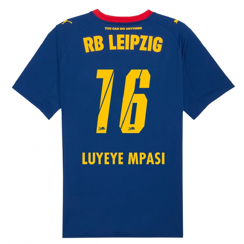 Danxen Dames Seal Luyeye Mpasi #16 Marineblauw Rood Uitshirt Uittenue 2025/26 T-Shirt