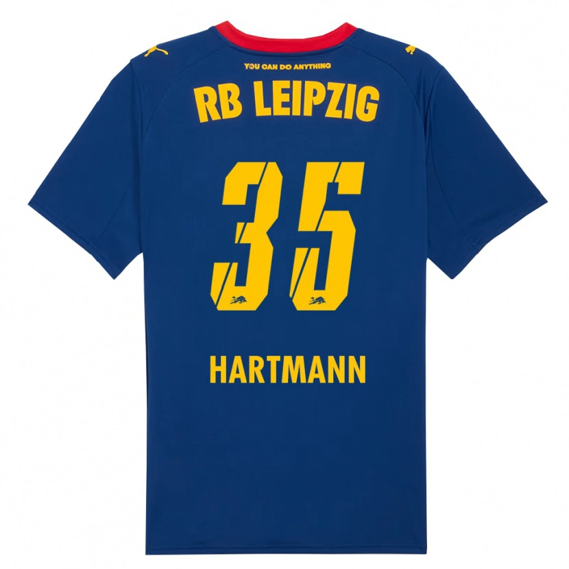 Danxen Dames Fabrice Hartmann #35 Marineblauw Rood Uitshirt Uittenue 2025/26 T-Shirt