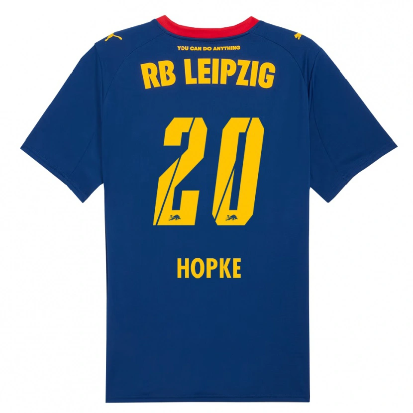 Danxen Dames Hannes Hopke #20 Marineblauw Rood Uitshirt Uittenue 2025/26 T-Shirt