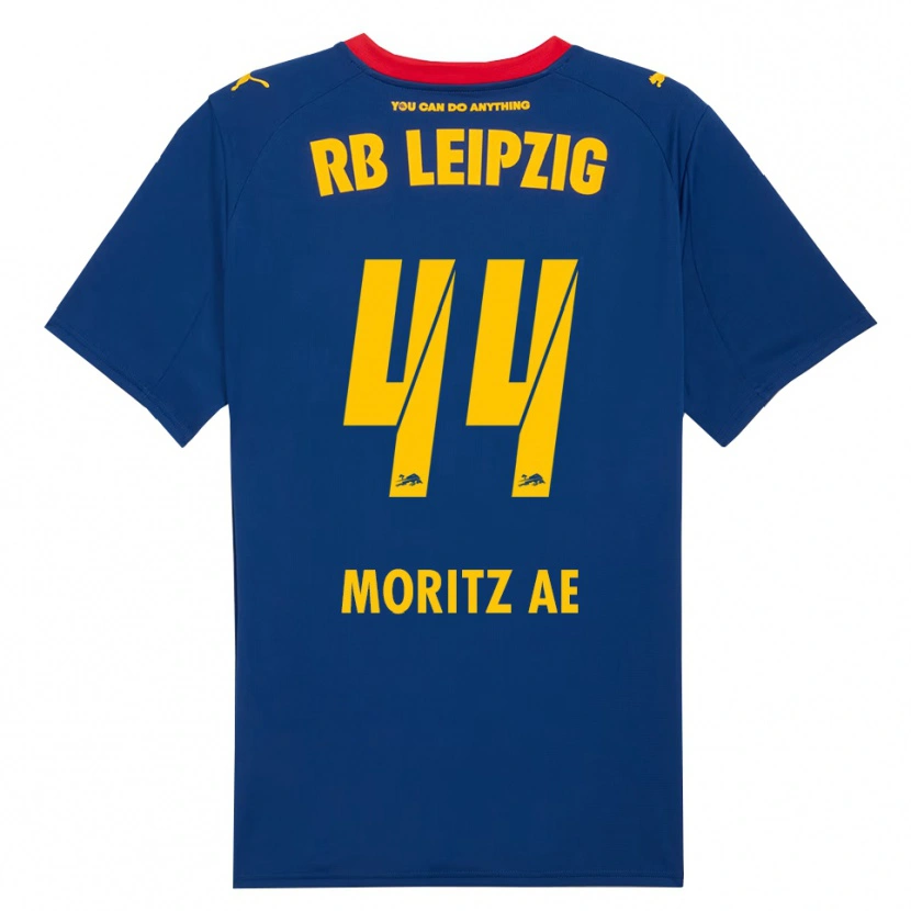 Danxen Dames Moritz Aé #44 Marineblauw Rood Uitshirt Uittenue 2025/26 T-Shirt