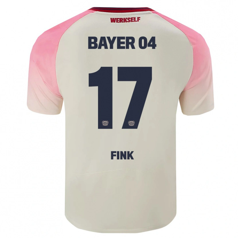 Danxen Dames Felix Fink #17 Roze Gebroken Wit Uitshirt Uittenue 2025/26 T-Shirt
