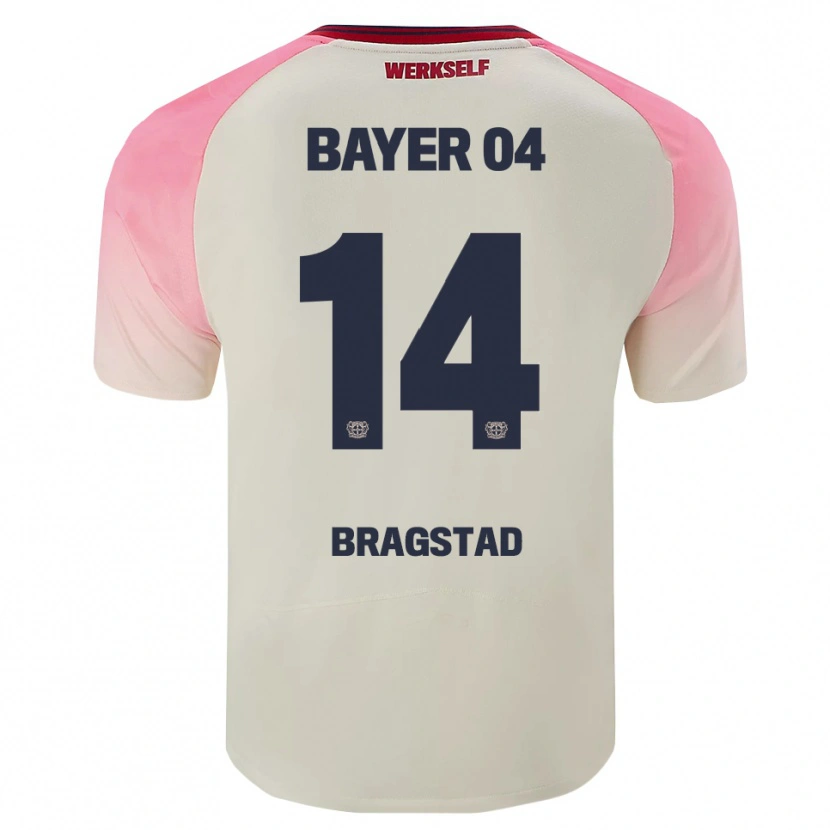 Danxen Dames Emilie Bragstad #14 Roze Gebroken Wit Uitshirt Uittenue 2025/26 T-Shirt