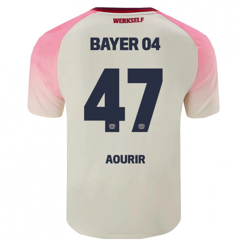 Danxen Dames Ayman Aourir #47 Roze Gebroken Wit Uitshirt Uittenue 2025/26 T-Shirt
