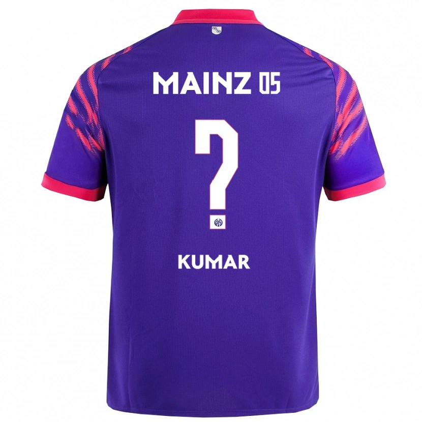 Danxen Dames Florian Kumar #0 Marineblauw Roze Uitshirt Uittenue 2025/26 T-Shirt