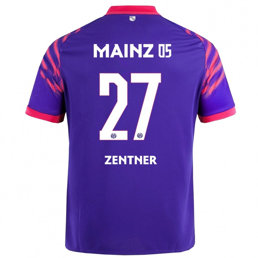Danxen Dames Robin Zentner #27 Marineblauw Roze Uitshirt Uittenue 2025/26 T-Shirt