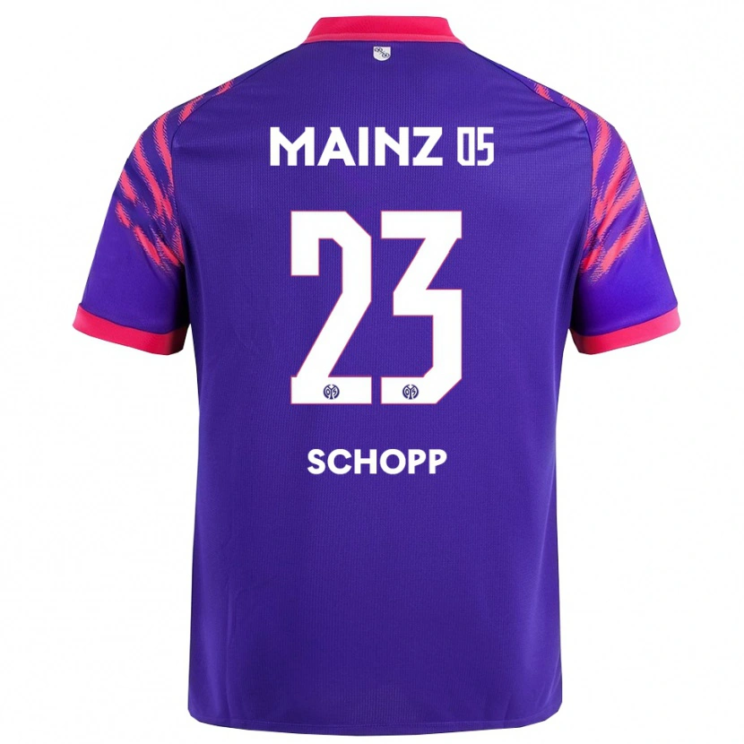 Danxen Dames Konstantin Schopp #23 Marineblauw Roze Uitshirt Uittenue 2025/26 T-Shirt