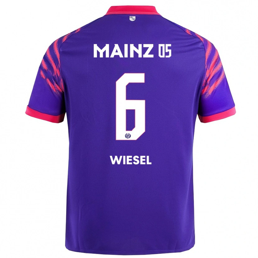 Danxen Dames Maggie Wiesel #6 Marineblauw Roze Uitshirt Uittenue 2025/26 T-Shirt