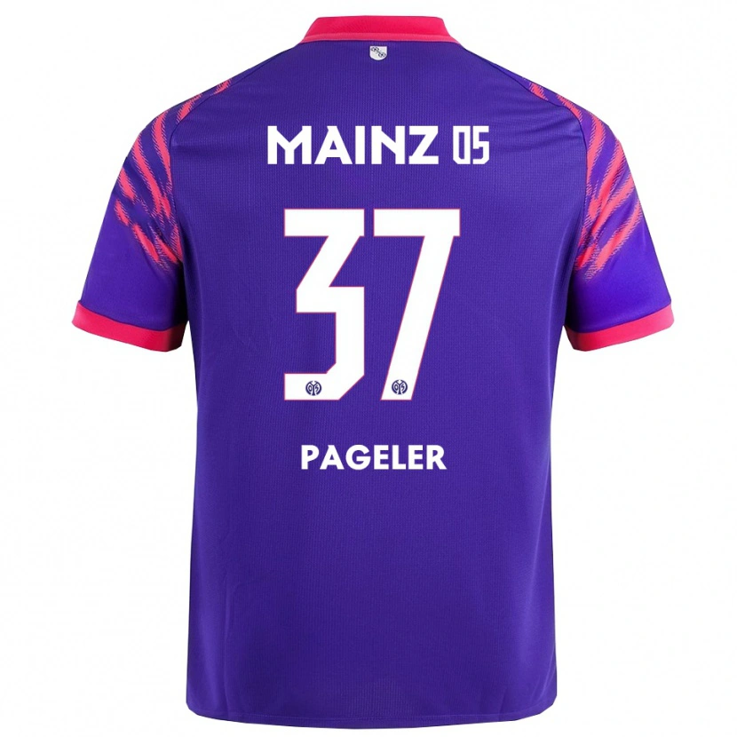 Danxen Dames Maja Pageler #37 Marineblauw Roze Uitshirt Uittenue 2025/26 T-Shirt