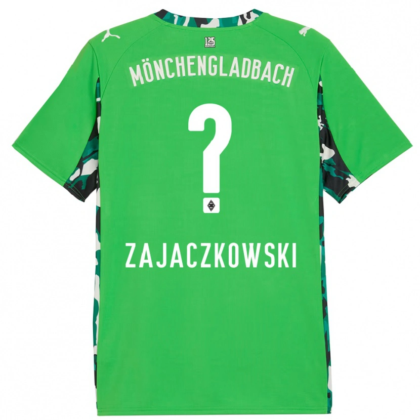 Danxen Dames Vincent Zajaczkowski #0 Groen Zwart Uitshirt Uittenue 2025/26 T-Shirt