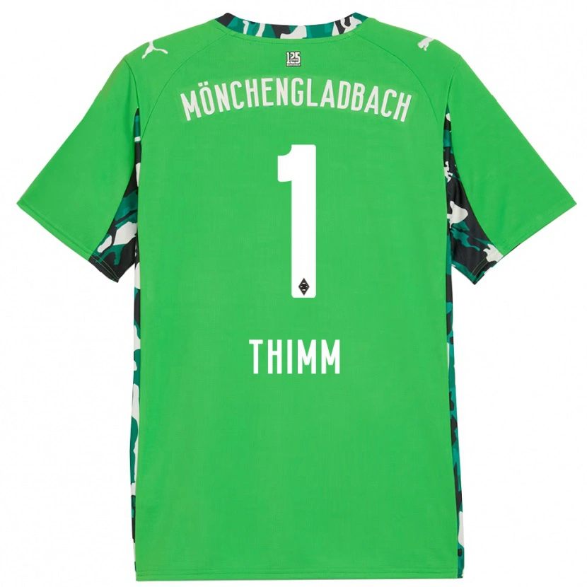 Danxen Dames Joshua Thimm #1 Groen Zwart Uitshirt Uittenue 2025/26 T-Shirt