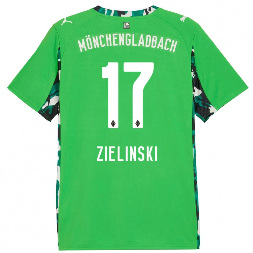 Danxen Dames Yvonne Zielinski #17 Groen Zwart Uitshirt Uittenue 2025/26 T-Shirt