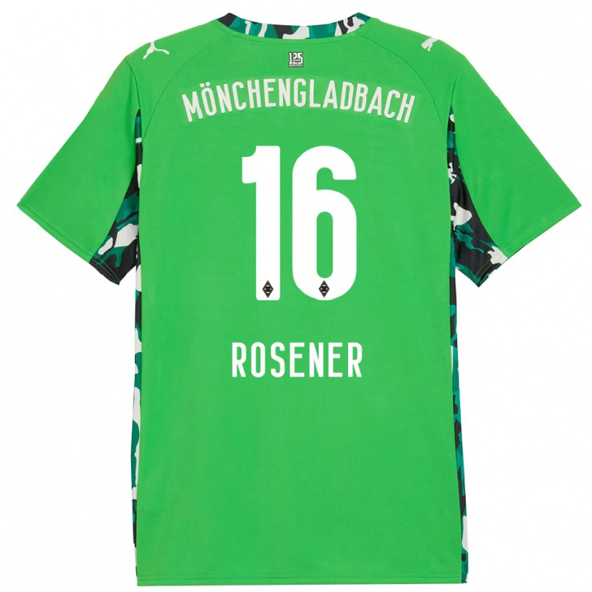 Danxen Dames Chiara Rösener #16 Groen Zwart Uitshirt Uittenue 2025/26 T-Shirt