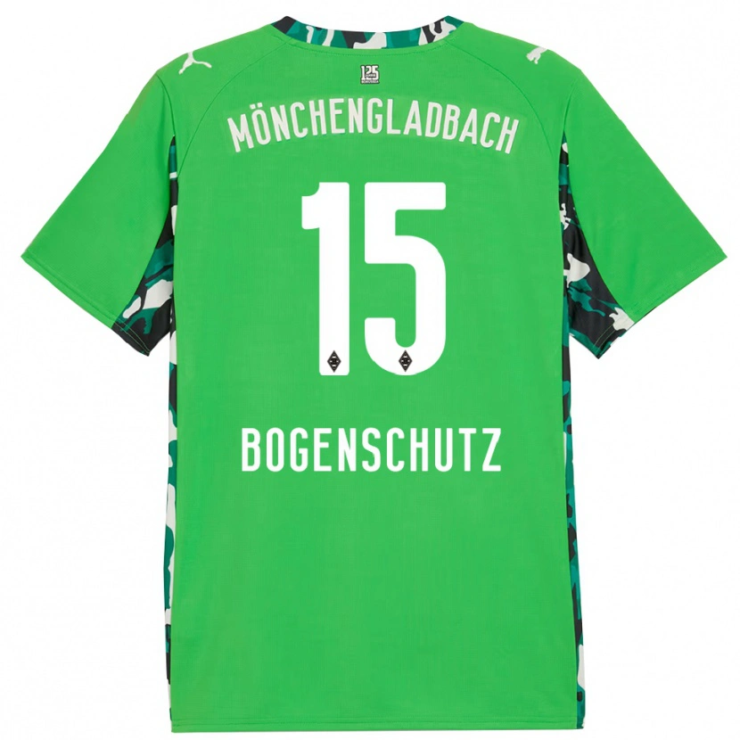 Danxen Dames Kerstin Bogenschutz #15 Groen Zwart Uitshirt Uittenue 2025/26 T-Shirt