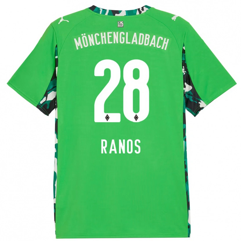 Danxen Dames Grant-Leon Ranos #28 Groen Zwart Uitshirt Uittenue 2025/26 T-Shirt