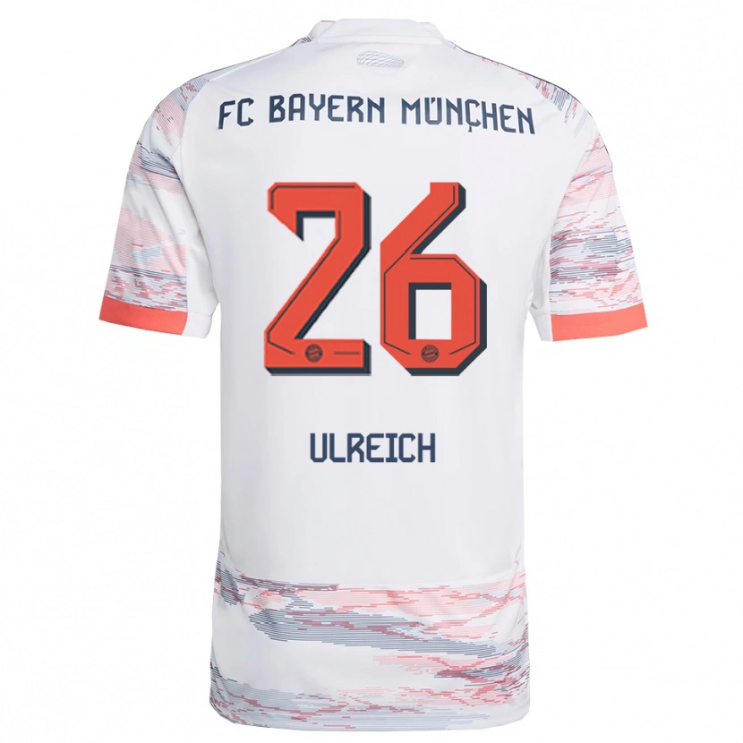 Danxen Dames Sven Ulreich #26 Wit Grijs Uitshirt Uittenue 2025/26 T-Shirt