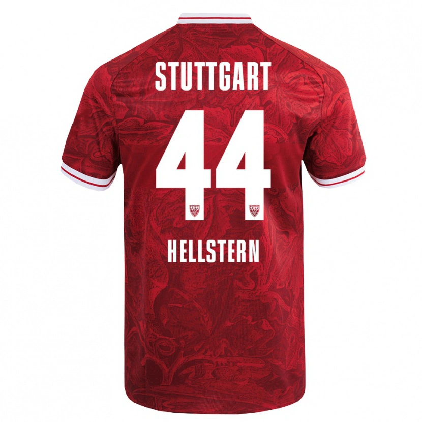Danxen Dames Florian Hellstern #44 Rood Zwart Uitshirt Uittenue 2025/26 T-Shirt