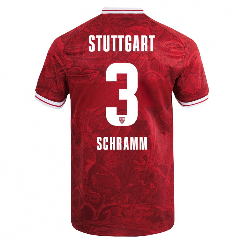 Danxen Dames Collin Schramm #3 Rood Zwart Uitshirt Uittenue 2025/26 T-Shirt