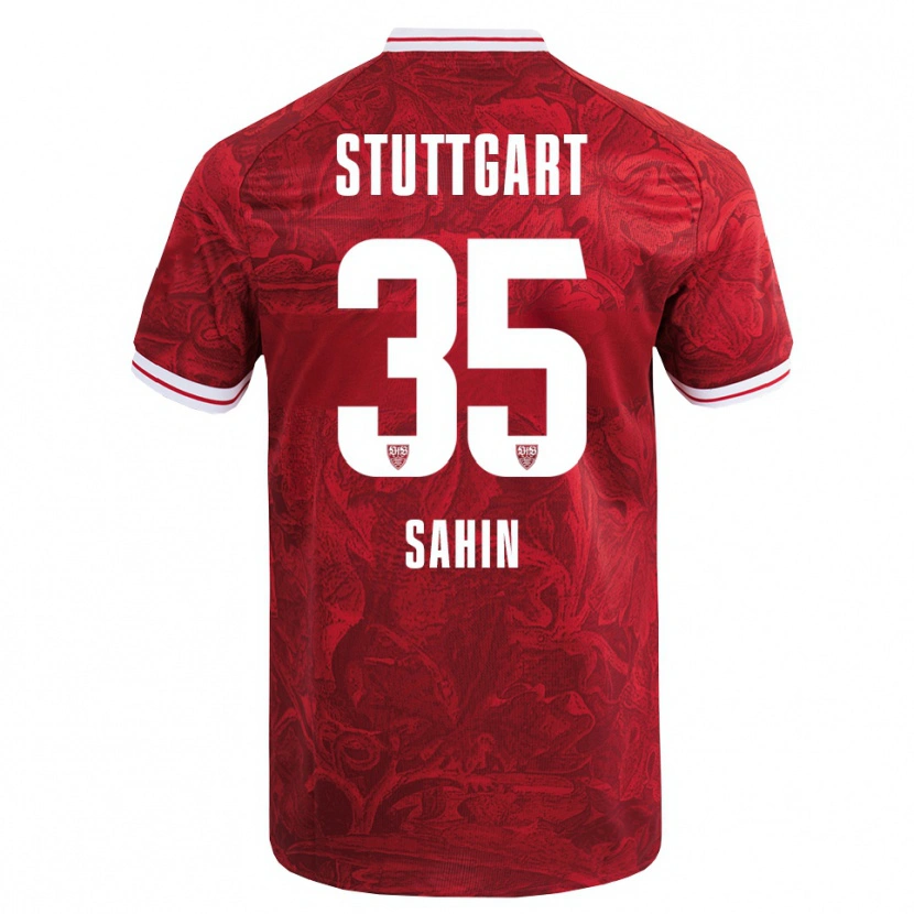 Danxen Dames Mehmet Sahin #35 Rood Zwart Uitshirt Uittenue 2025/26 T-Shirt
