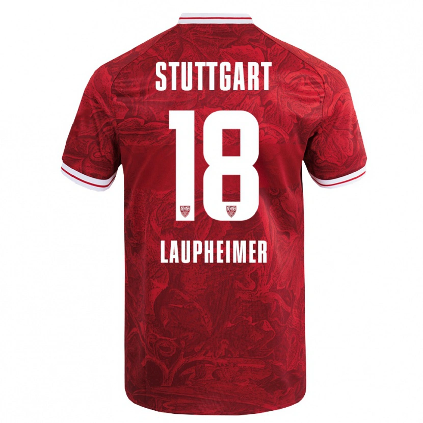 Danxen Dames Lukas Laupheimer #18 Rood Zwart Uitshirt Uittenue 2025/26 T-Shirt