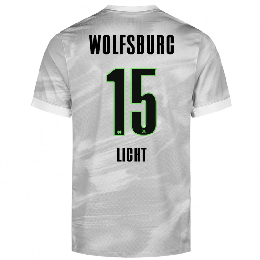 Danxen Dames Philipp Licht #15 Grijs Wit Uitshirt Uittenue 2025/26 T-Shirt