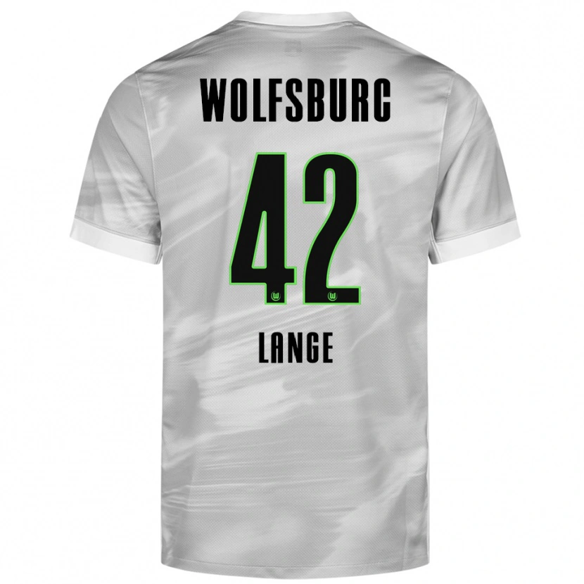 Danxen Dames Felix Lange #42 Grijs Wit Uitshirt Uittenue 2025/26 T-Shirt